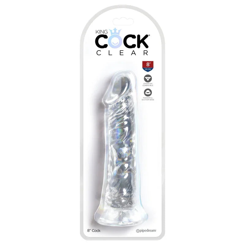 King Cock Clear 8" Cock - MyPleasure