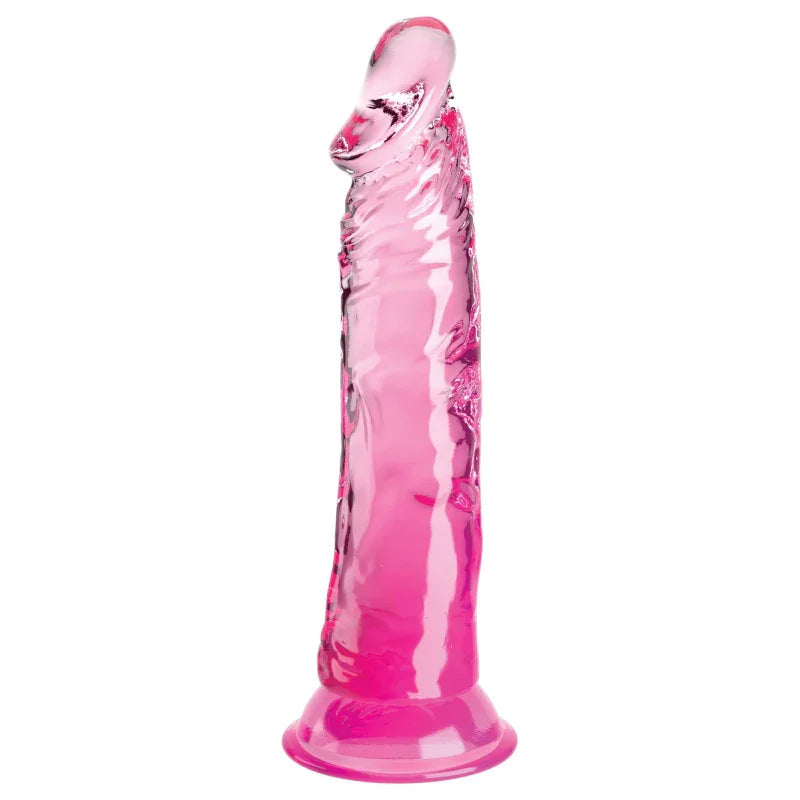 King Cock Clear 8 Inch - Pink - MyPleasure
