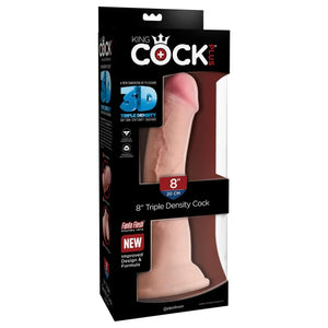 King Cock Plus Triple Density 8" Cock - Flesh - MyPleasure