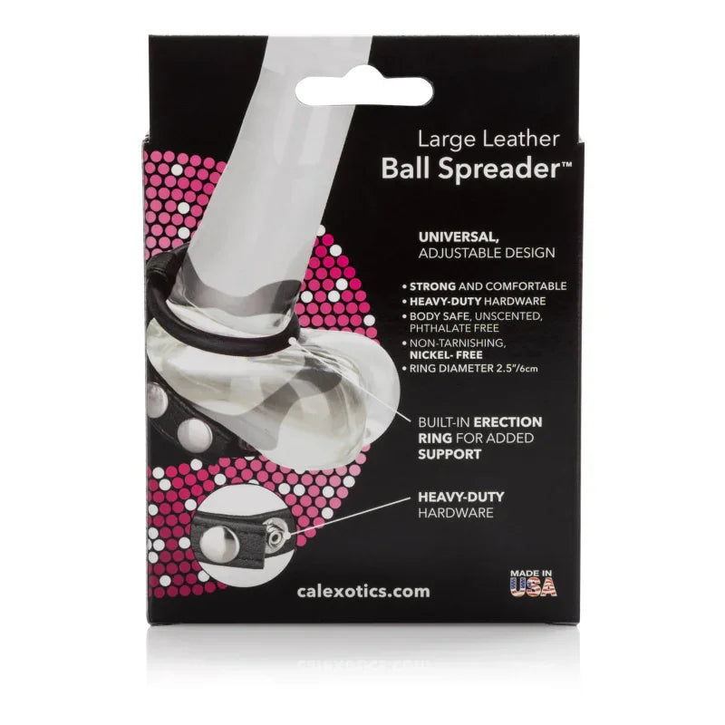 Large Leather Ball Spreader - MyPleasure