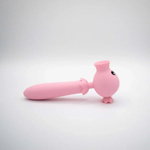 Lick n' Stick Clit Flicker and G-Spot Vibrator - Pink - MyPleasure