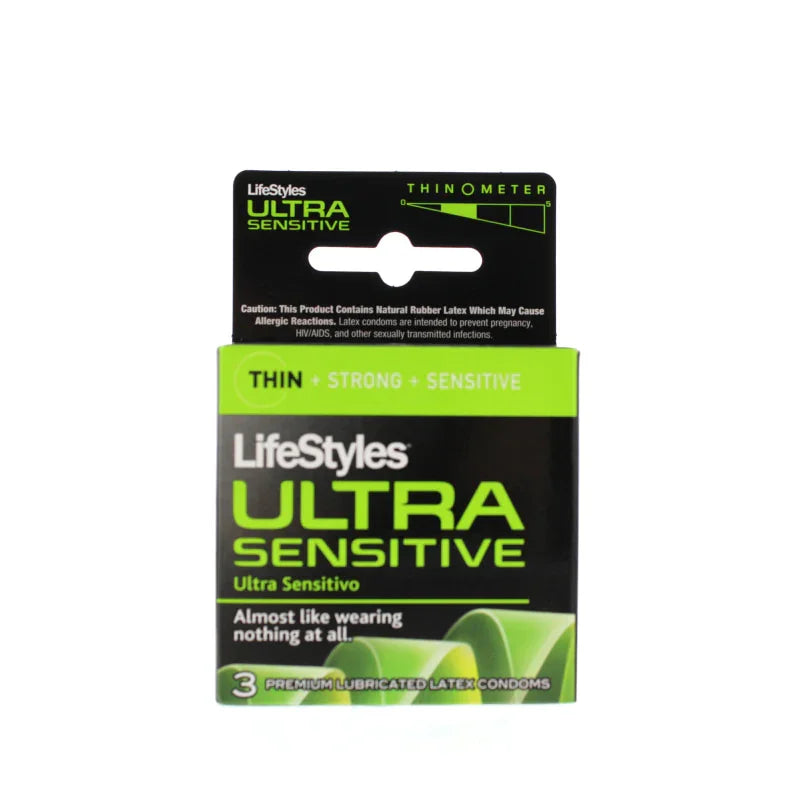 Lifestyles Ultra Sensitive - 3 Pack - MyPleasure