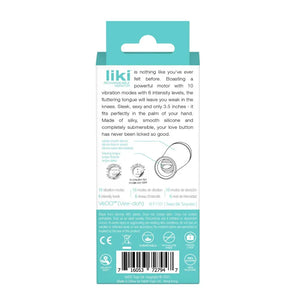Liki Rechargeable Flicker Vibe - Tease Me Turqoise