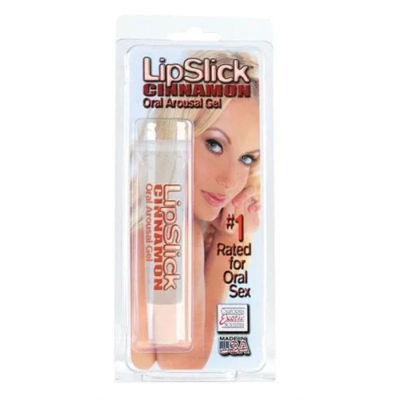 Lipslick Cinnamon Oral Arousal Gel - Clear Edible Warm and Tingly - MyPleasure