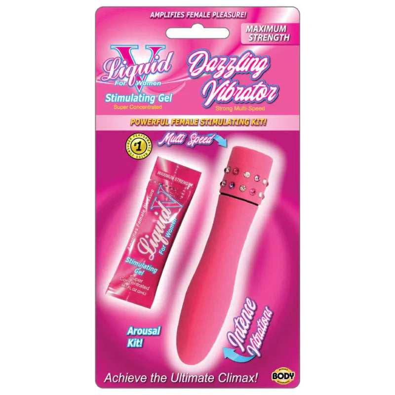 Liquid v Dazzling Vibrator Kit - MyPleasure