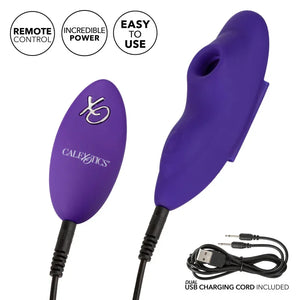 Lock-N-Play Remote Suction Panty Teaser - Purple - MyPleasure