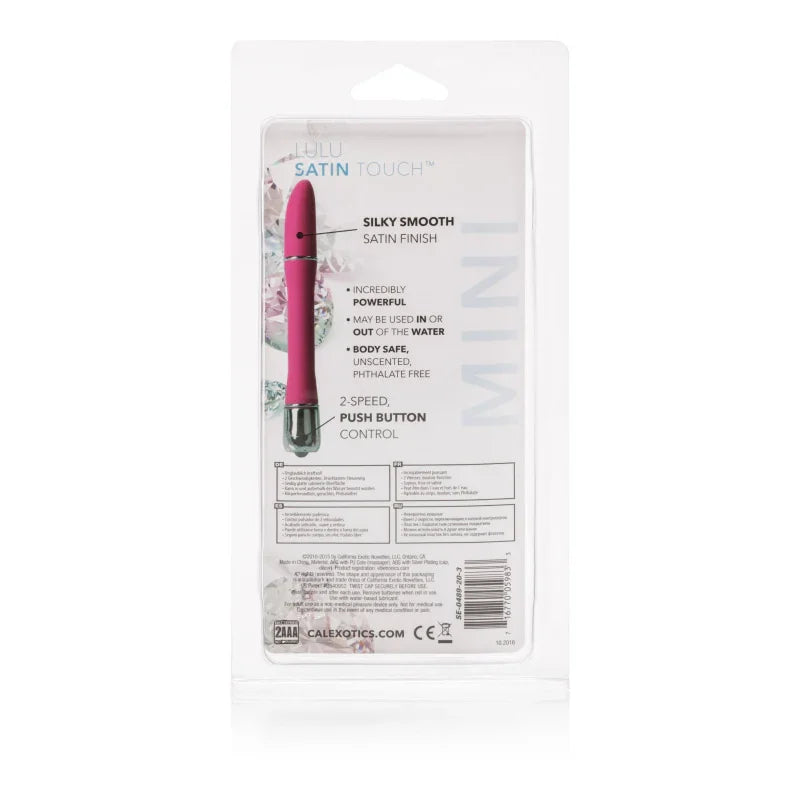 Lulu Satin Touch Vibe - Pink - MyPleasure