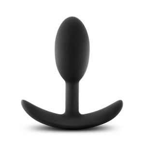 Luxe - Wearable Vibra Slim Plug - Small - Black - MyPleasure
