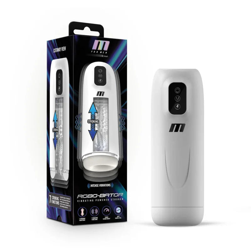 M for Men - Robo-Bator - White - MyPleasure