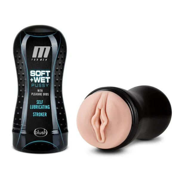 M for Men - Soft and Wet - Pussy With Pleasure Orbs - Self Lubricating Stroker Cup - Vanilla MyPleasure M for Men - Soft and Wet - Pussy With Pleasure Orbs - Self Lubricating Stroker Cup - Vanilla MyPleasure