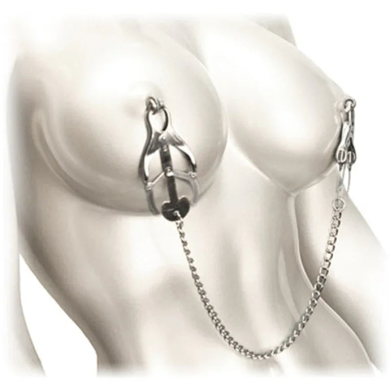 Masters Sterling Nipple Clamps Monarch - MyPleasure
