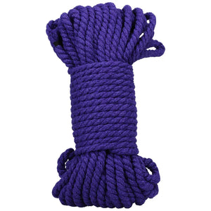 Merci - Bind and Tie - 6mm Hemp Bondage Rope - 50 Feet - Violet - MyPleasure