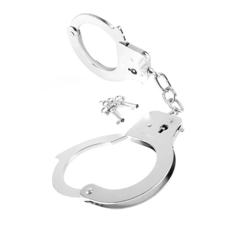 Metal Handcuffs - Silver - MyPleasure