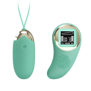 Mina Vibrating Remote Control Egg - Turquoise - MyPleasure