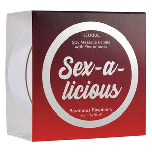Mood Candle - Sex-a-Licious - Ravenous Raspberry - 4 Oz. Jar - MyPleasure