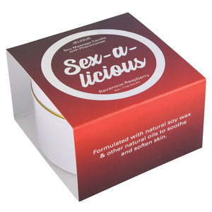 Mood Candle - Sex-a-Licious - Ravenous Raspberry - 4 Oz. Jar - MyPleasure