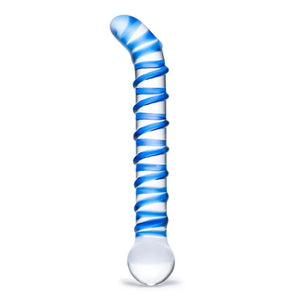Mr. Swirly 6.5 Inch G-Spot Glass Dildo - MyPleasure