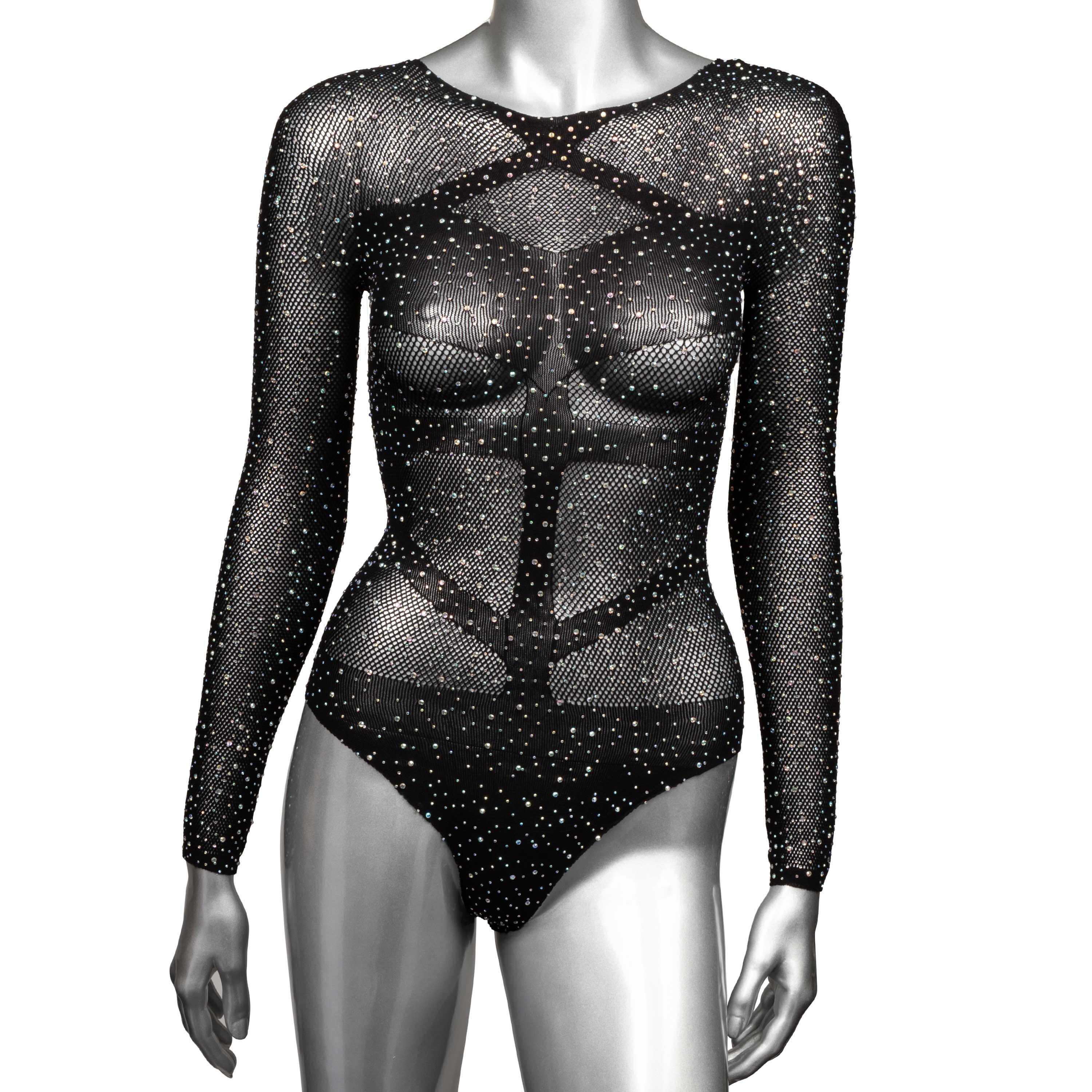 CalExotics Radiance Plus Size Long Sleeve Body Suit
