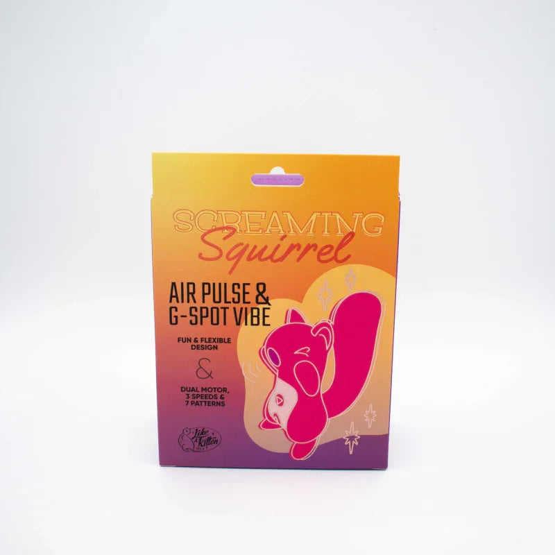Natalie's Toy Box Screaming Squirrel Air Pulse & G-Spot Vibrator - MyPleasure