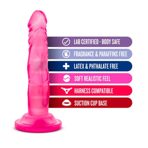 Naturally Yours - 5 Inch Mini Cock - Pink - MyPleasure