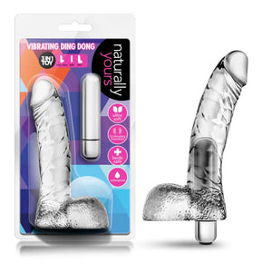 Naturally Yours - Vibrating Ding Dong - Clear - MyPleasure