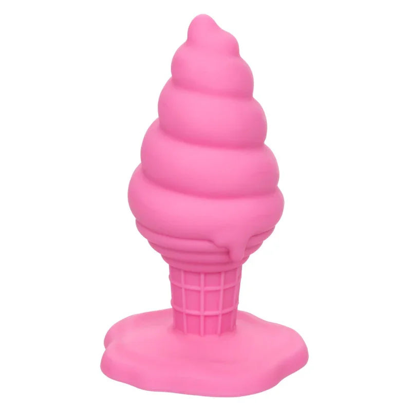 Naughty Bits Yum Bum Ice Cream Cone Butt Plug - Pink - MyPleasure
