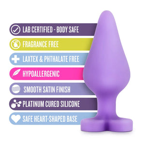 Naughty Candy Heart - Do Me Now - Purple - MyPleasure