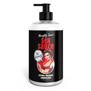 Naughty Jane's Sex Sauce Extra Creamy Lubricant 16 Oz - MyPleasure