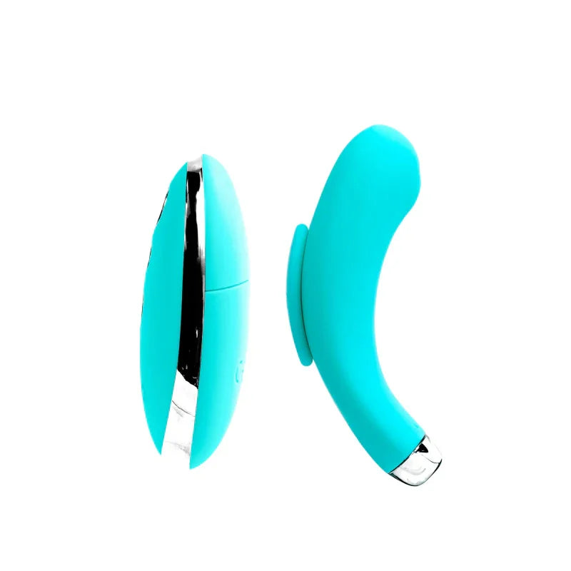 Niki Rechargeable Flexible Magnetic Panty Vibe - Turquoise - MyPleasure