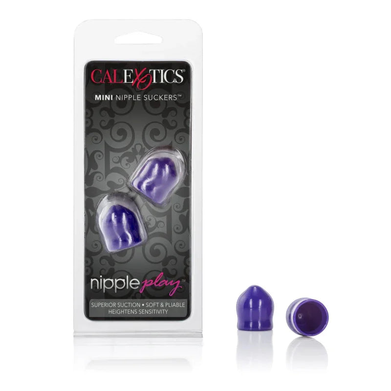 Nipple Play Mini Nipple Suckers - Purple - MyPleasure