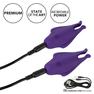 Nipple Play Rechargeable Nipplettes - Purple - MyPleasure