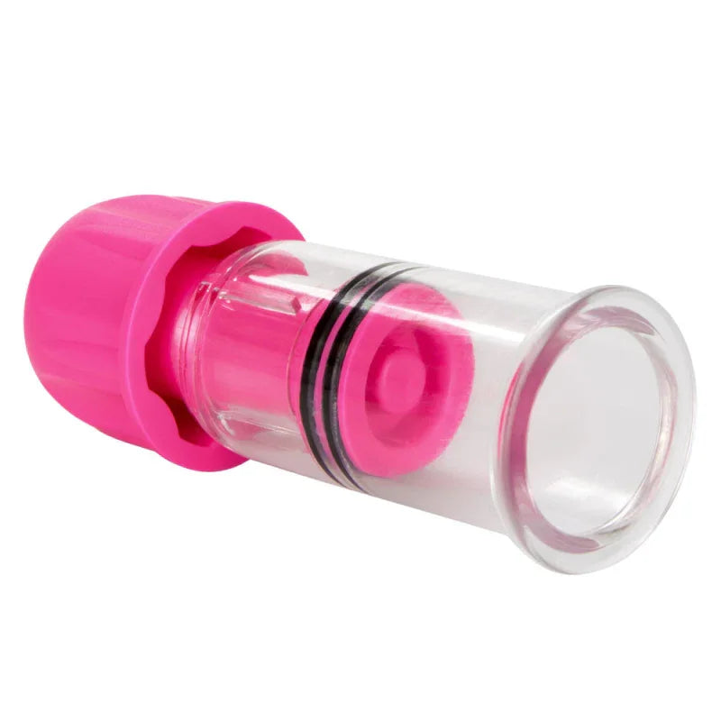 Nipple Play Vacuum Twist Suckers - Pink - MyPleasure
