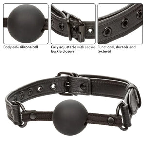 Nocturnal Collection Ball Gag - Black - MyPleasure