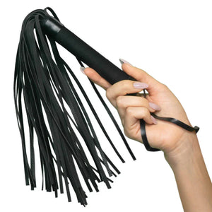 Nocturnal Collection Flogger - Black - MyPleasure