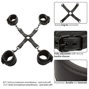 Nocturnal Collection Hog Tie - Black - MyPleasure