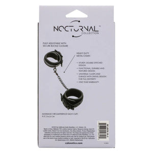 Nocturnal Collection Wrist Cuffs - Black - MyPleasure