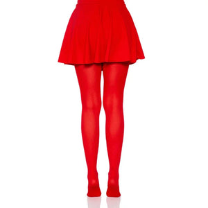 Nylon Tights - One Size - Red - MyPleasure
