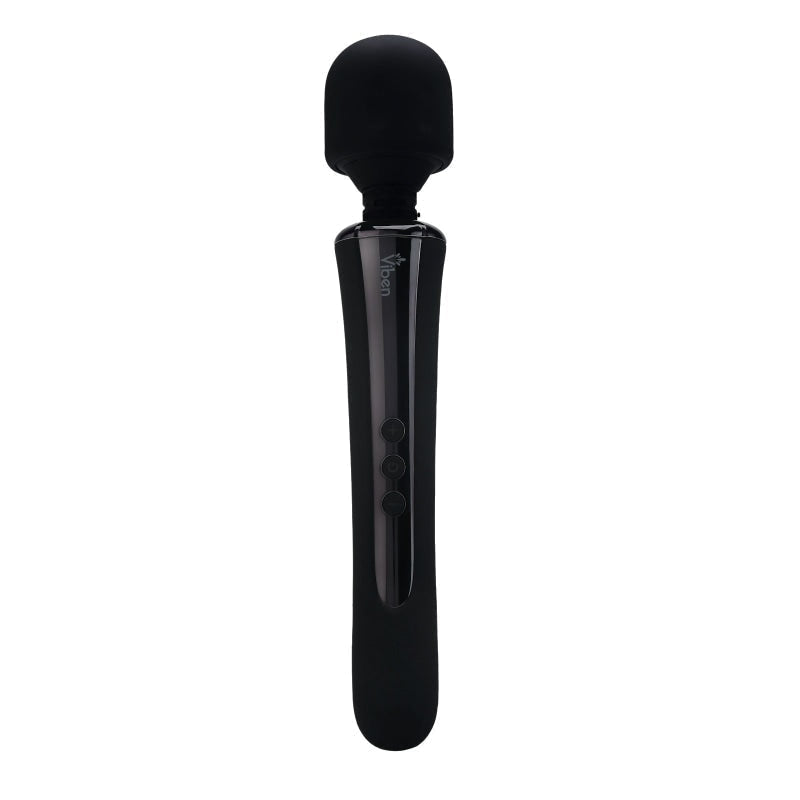 Obsession Intense Black Wand Massager - Powerful and Luxurious Deep Tissue Massager, Ideal for Relaxing and Soothing Experiences