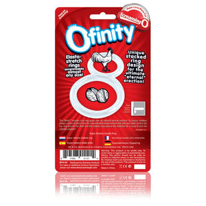 Ofinity Double Ring - Clear - MyPleasure