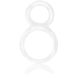 Ofinity Double Ring - Clear - MyPleasure