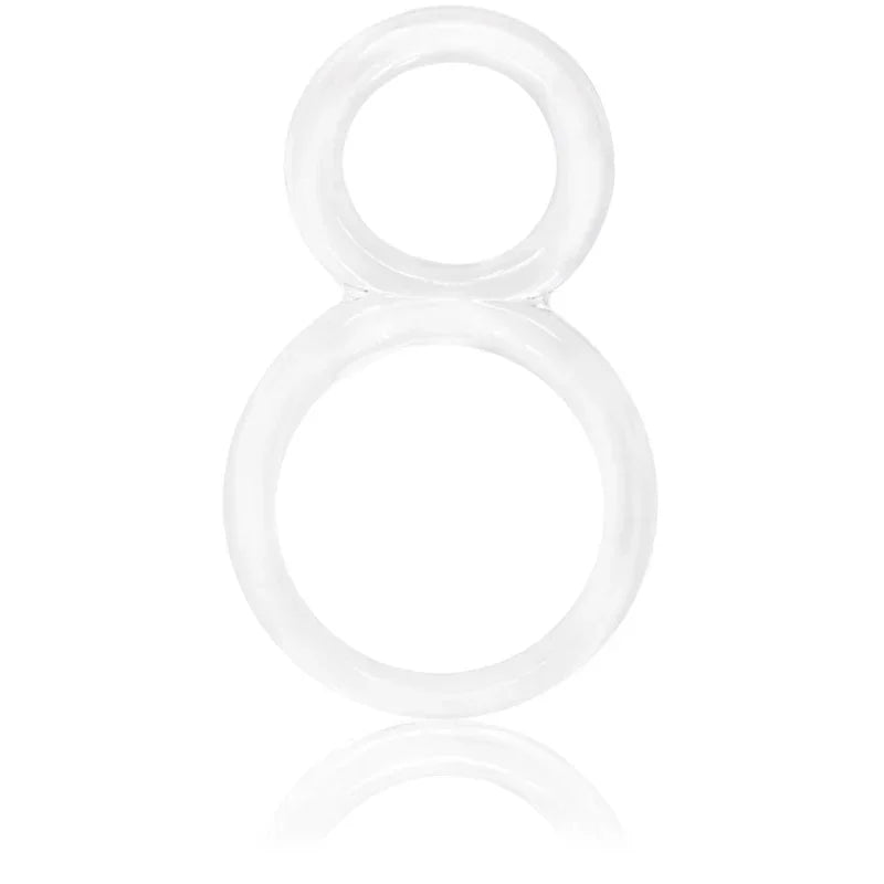 Ofinity Double Ring - Clear - MyPleasure