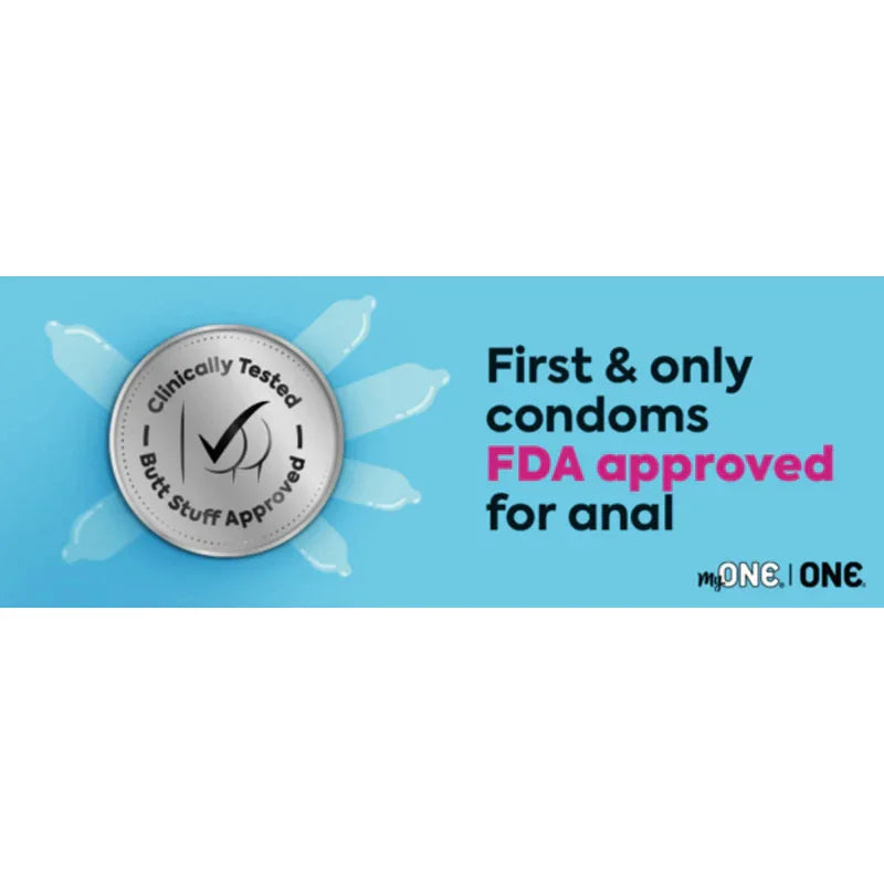 One Backdoor 3 Count Condoms - MyPleasure