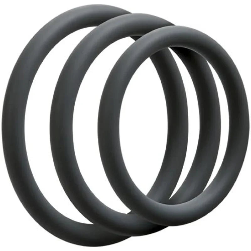 Optimale 3 Ring Set - Thin - Slate - MyPleasure
