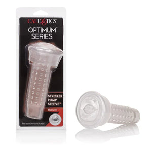 Optimum Series Stroker Pump Sleeve Mouth - MyPleasure