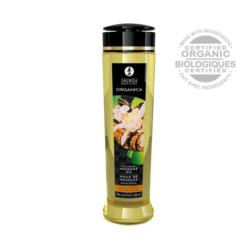 Organica Massage Oils - Almond Sweetness - 8 Fl. Oz. - MyPleasure