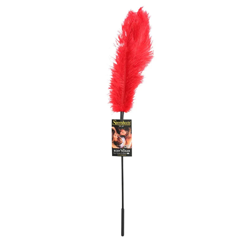 Ostrich Tickler - Red - MyPleasure