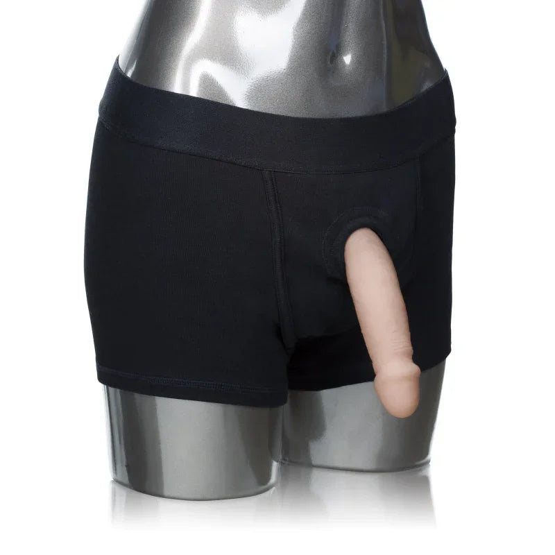 Packer Gear Boxer Brief Harness - Large/extralarge - Black - MyPleasure