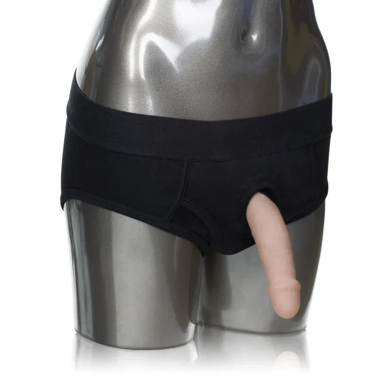 Packer Gear Brief Harness - Extra Small/small - Black - MyPleasure