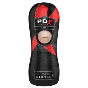 Pdx Elite Vibrating Stroker Oral - MyPleasure
