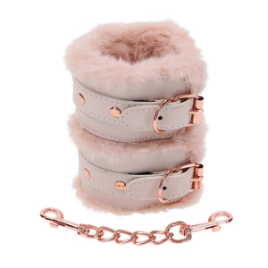 Peaches N Creame Fur Handcuffs - Pink - MyPleasure